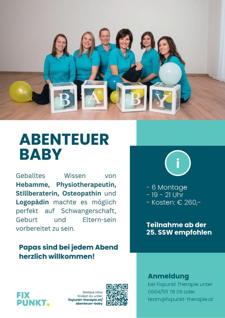 Workshop Abenteuer Baby im Fixpunkt Ulrichsberg.