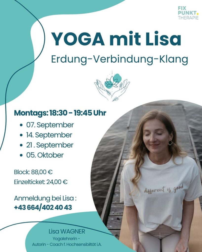 Yoga Kurs mit Lisa Wagner im Fixpunkt.