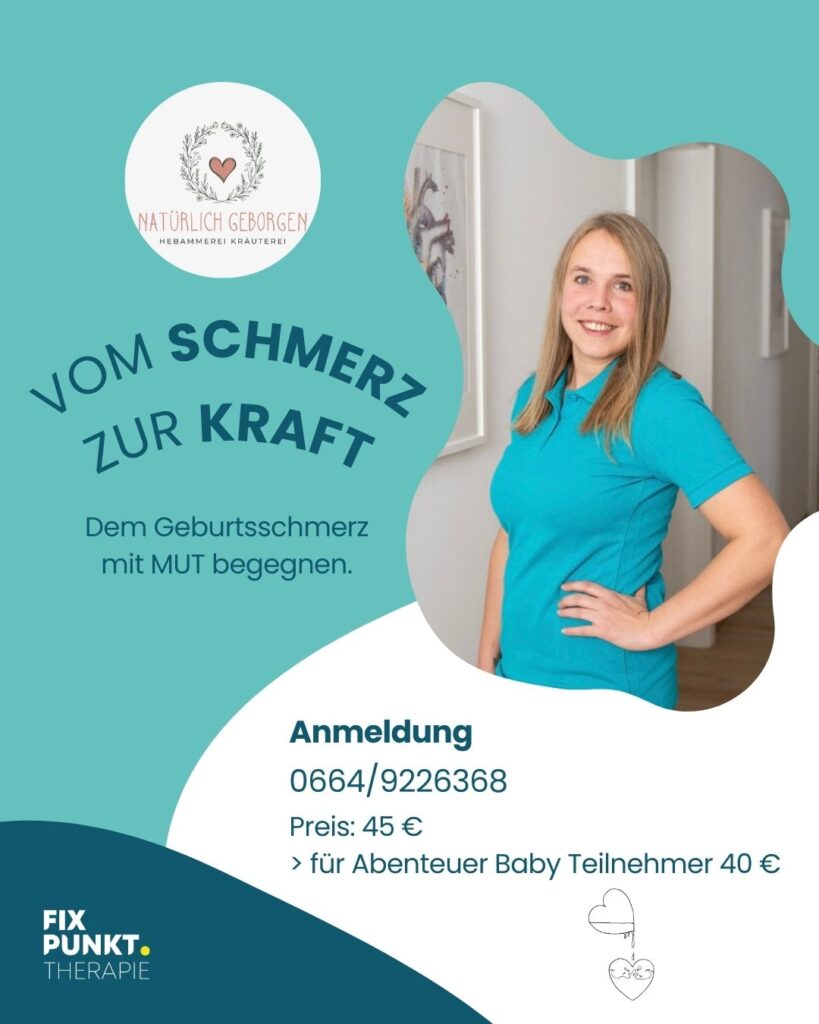 Workshop Vom Schmerz zur Kraft im Fixpunkt Ulrichsberg.